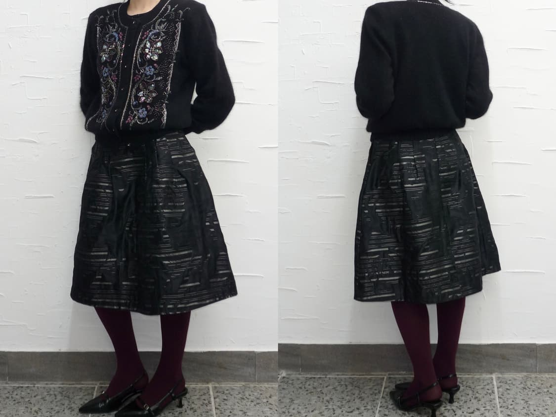 black shell beads cardigan 상품이미지2