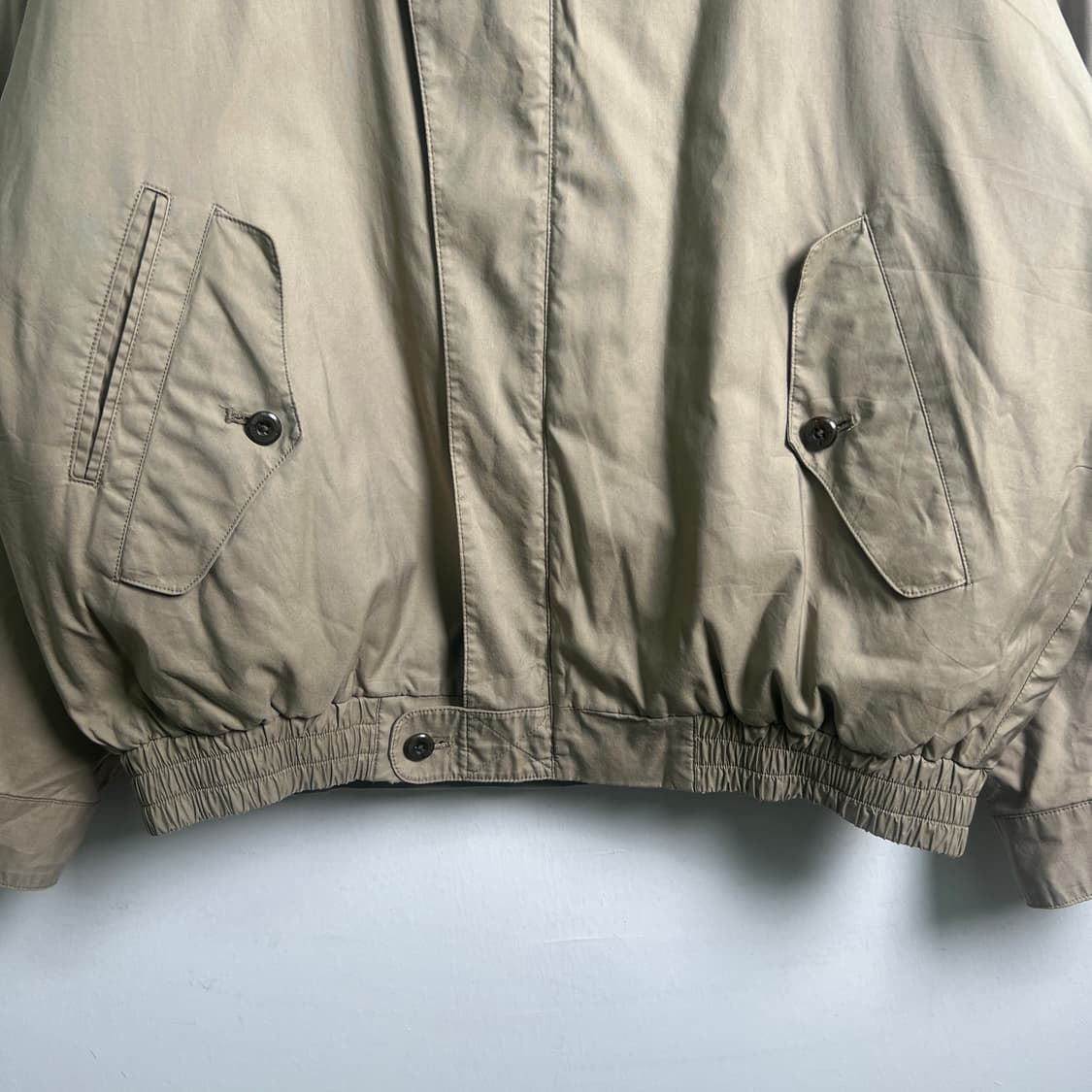 버버리 베이지 해링턴 블루종 자켓 M 상품이미지5