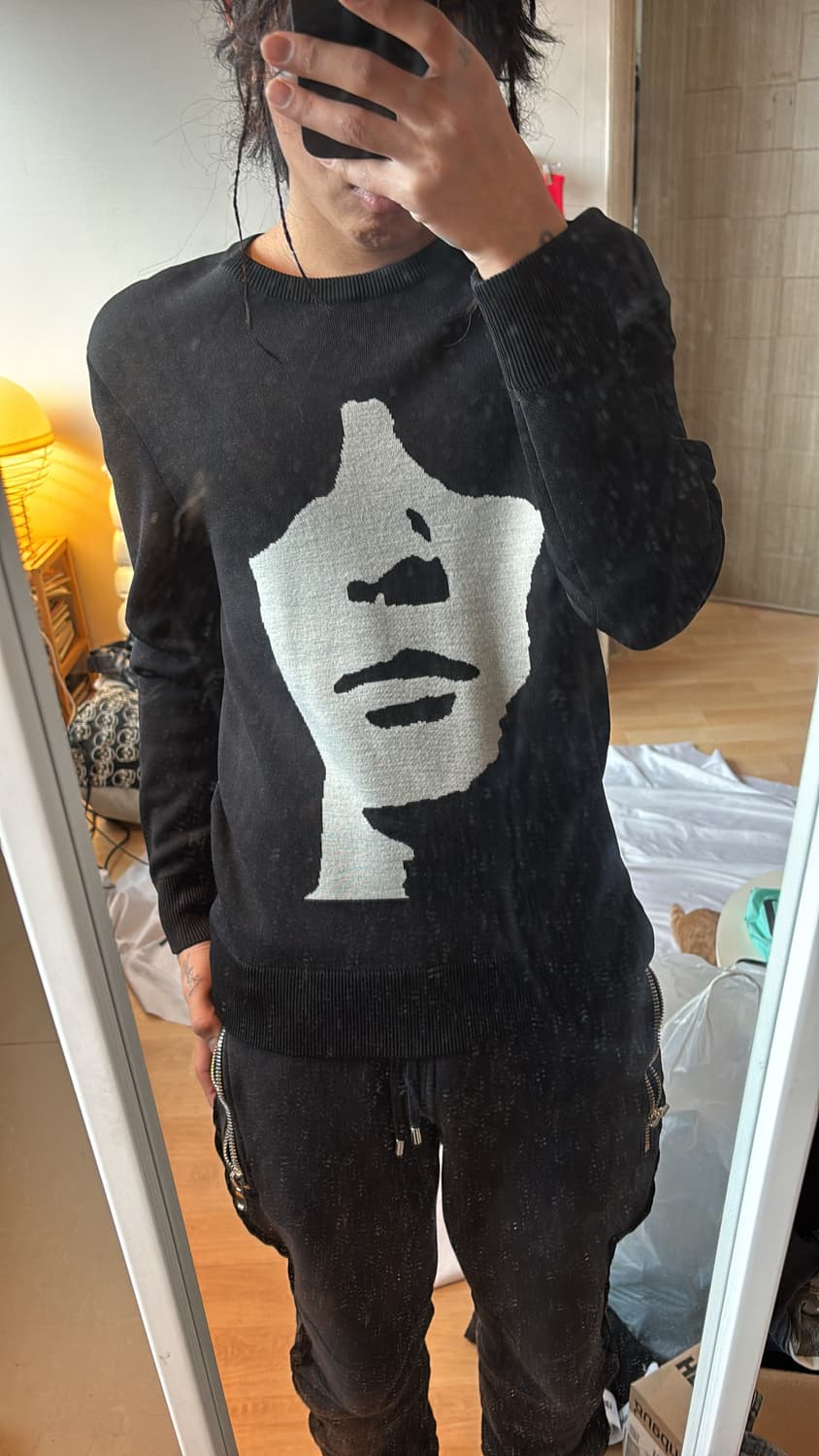 Abstract Face Knit 상품이미지4