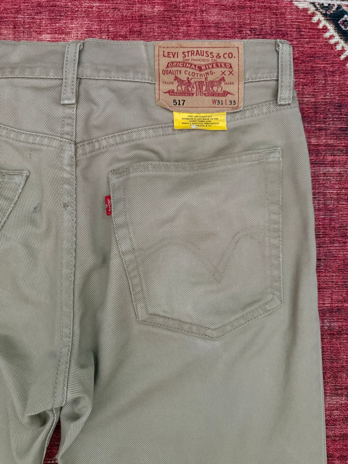 LEVI'S 517 90‘s W31xL33 상품이미지5