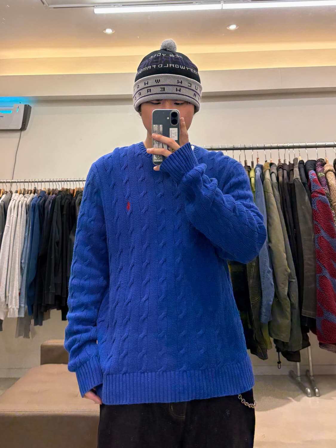 폴로 랄프로렌 꽈배기 니트 상품이미지8