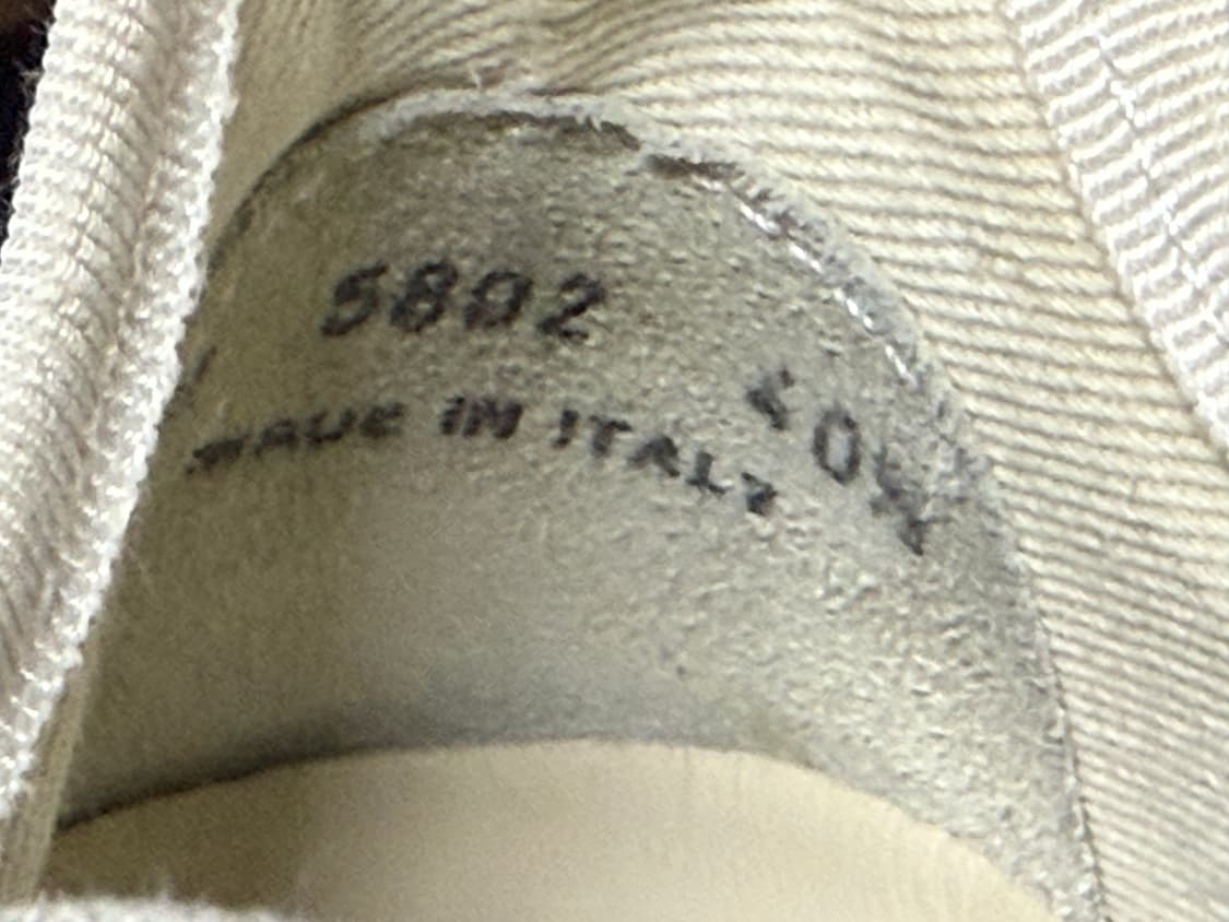 릭오웬스 다크쉐도우 라몬즈 로우 슬립온(에크루 펀칭) 상품이미지8