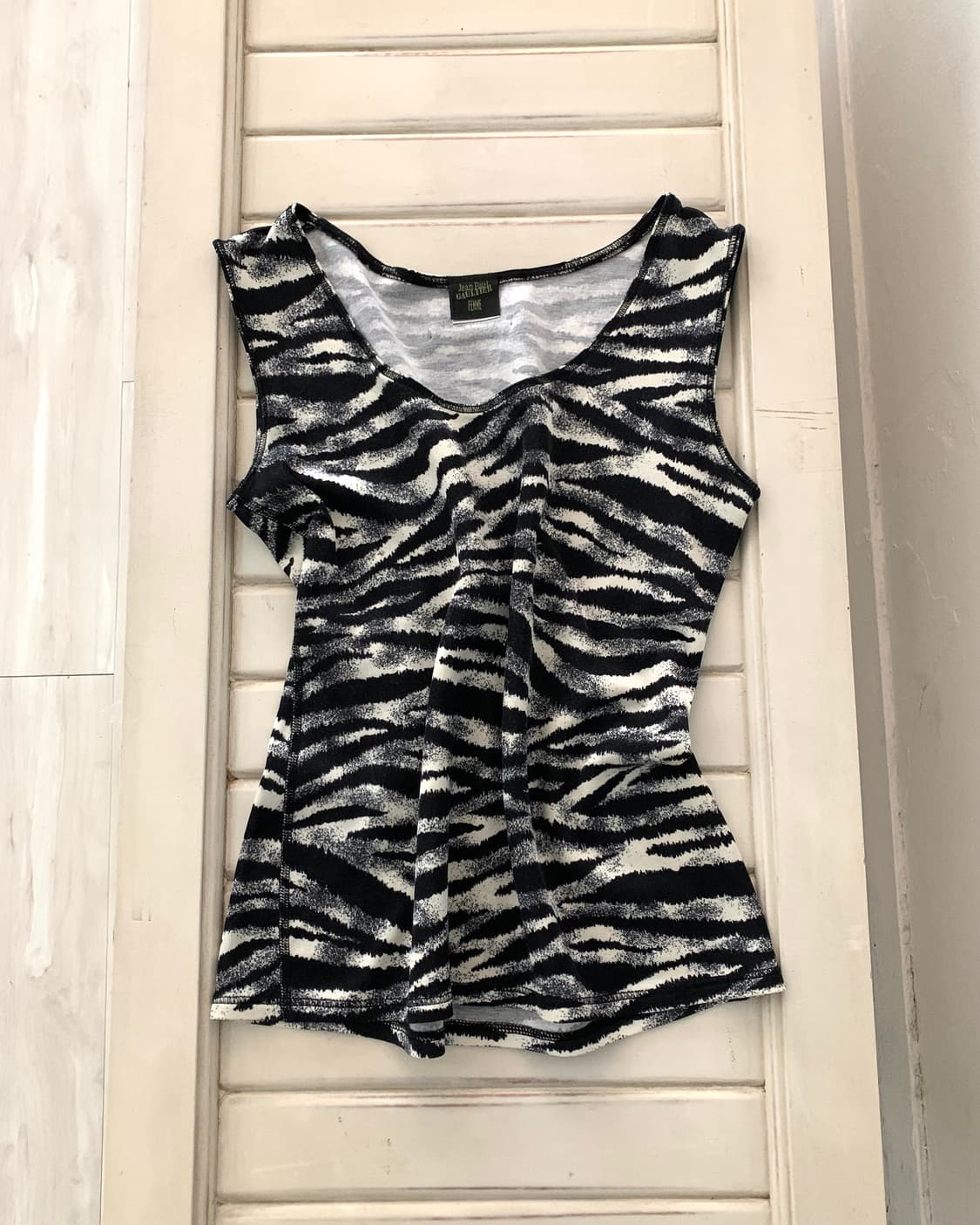 Jean Paul Gaultier zebra sleeveless 상품이미지1