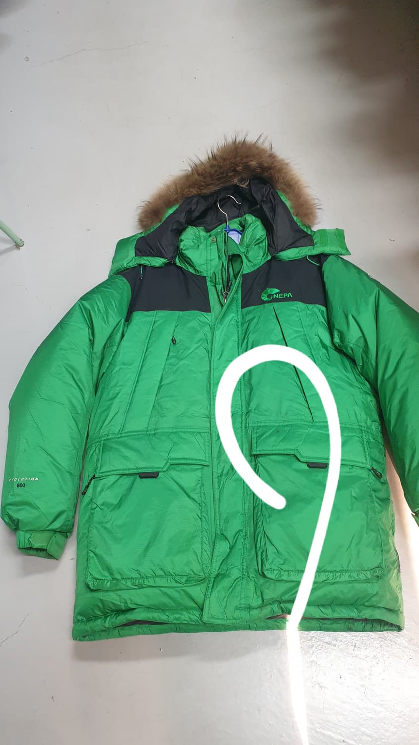 네파 에볼루션 800 구스다운 패딩 105 그린 상품이미지10