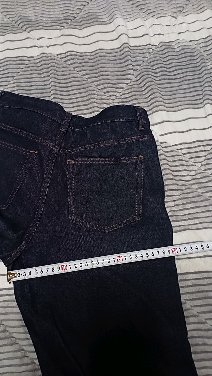 무신사 기모청바지 30인치 기장103 상품이미지8