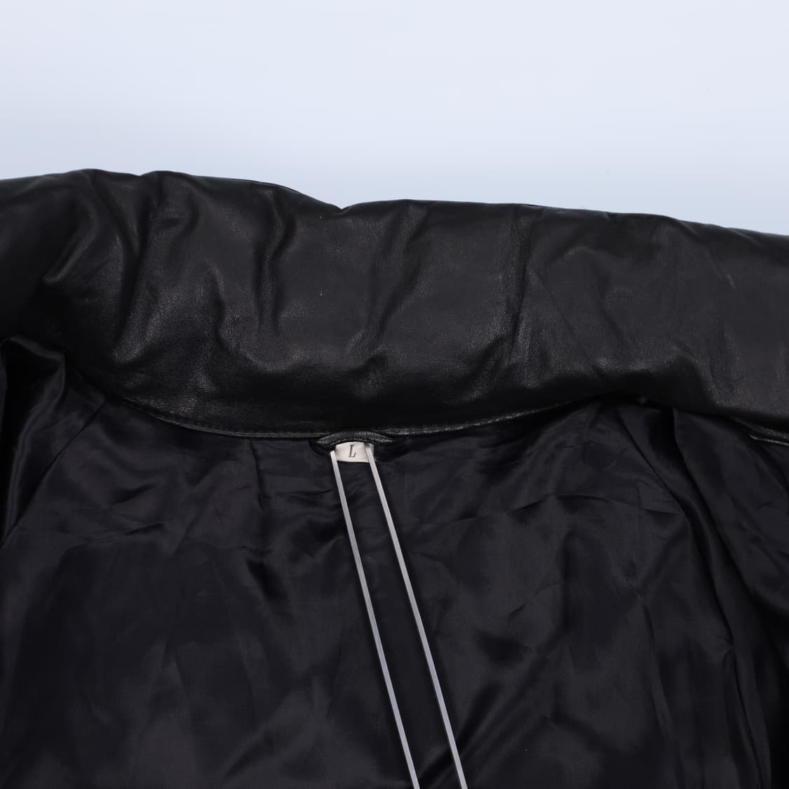 L 일본 빈티지 소가죽 덕다운 푸퍼 패딩 파카 4171 상품이미지7