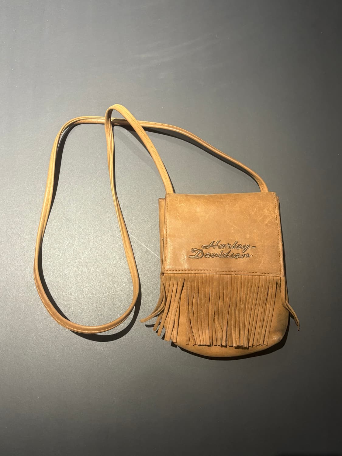 할리데이비슨 가죽 웨스턴 크로스백 상품이미지1