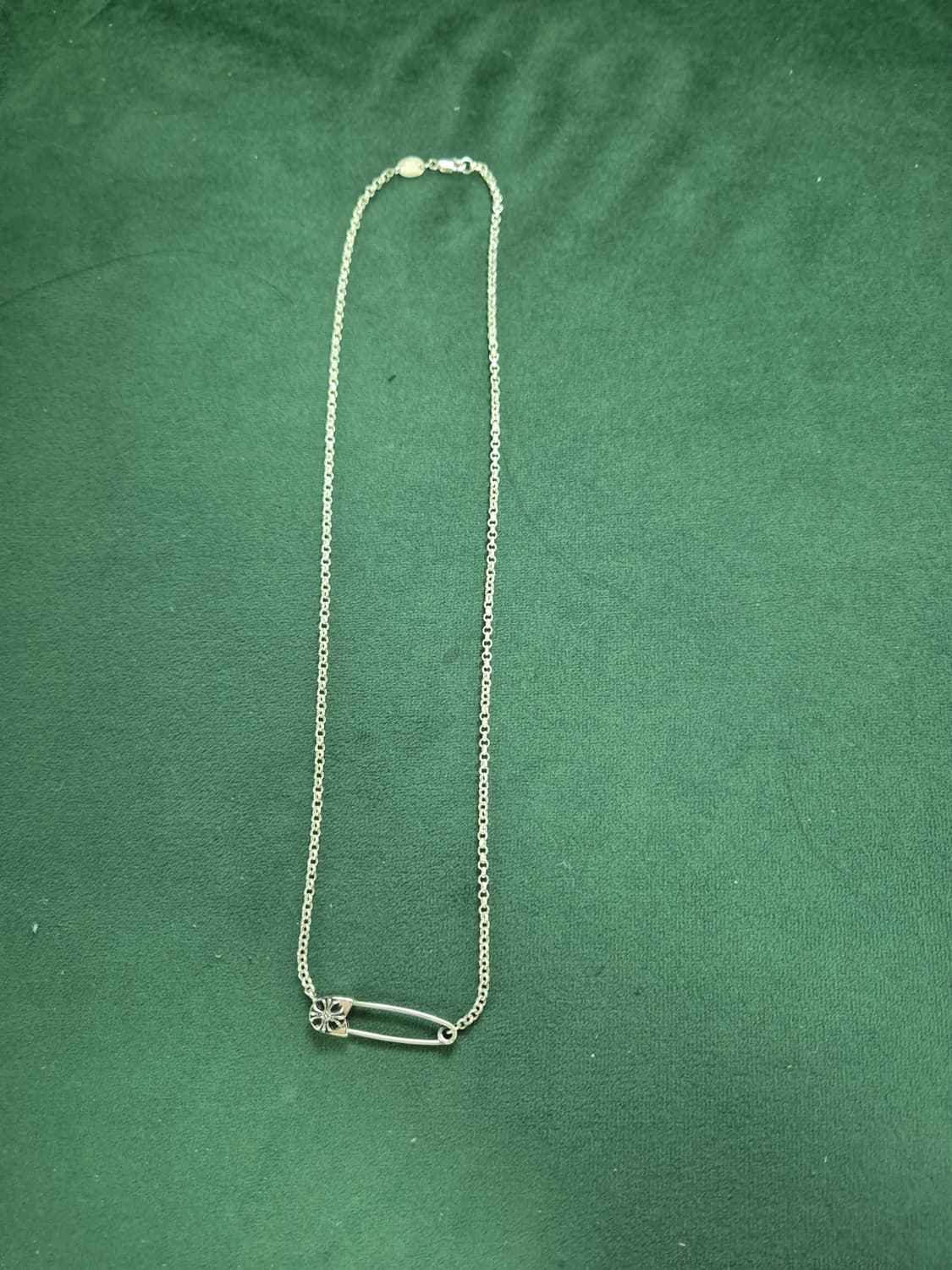 크롬하츠 세이프티핀 다이아 목걸이 20인치 상품이미지1