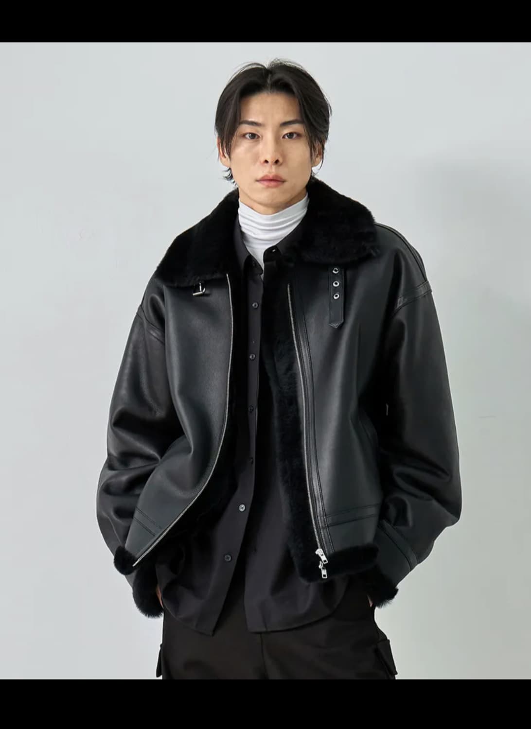 오엑스 스튜디오 22FW 리얼 가죽 무스탕 44 상품이미지1