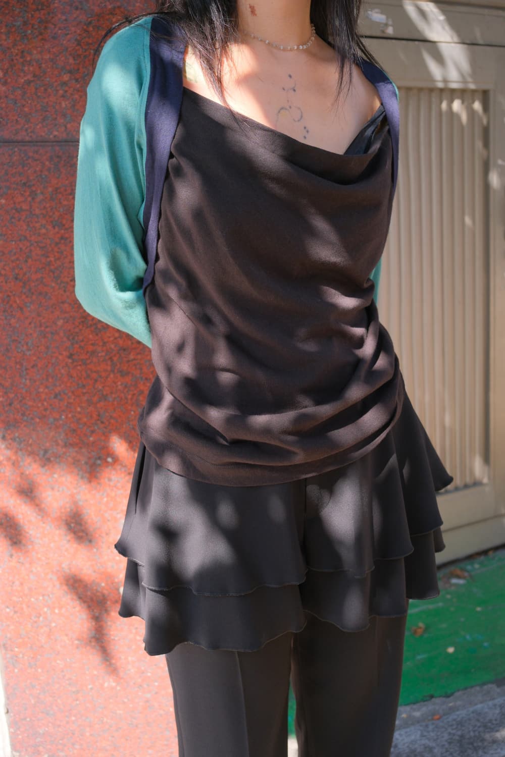 Bolero drape top 상품이미지2