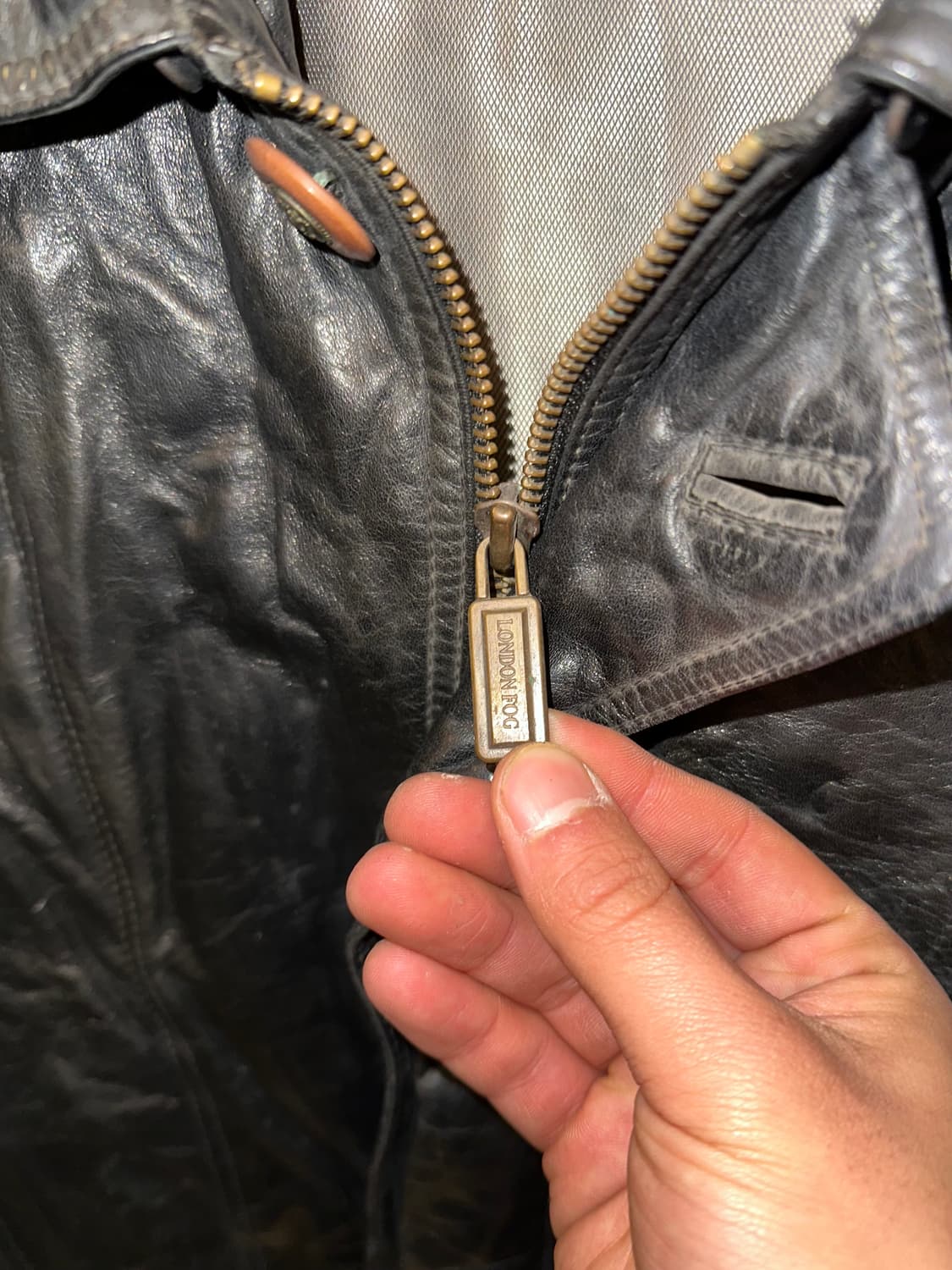 90’s London Fog genuine leather jacket 상품이미지8