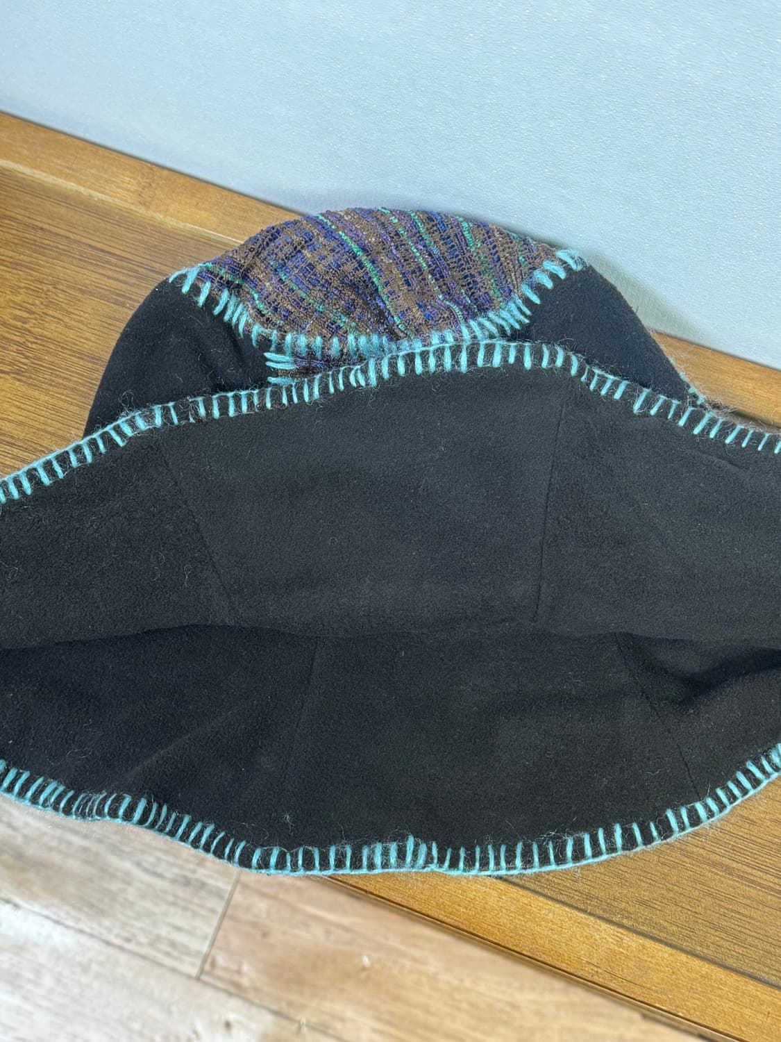 빈티지 패치워크 버킷햇 상품이미지2