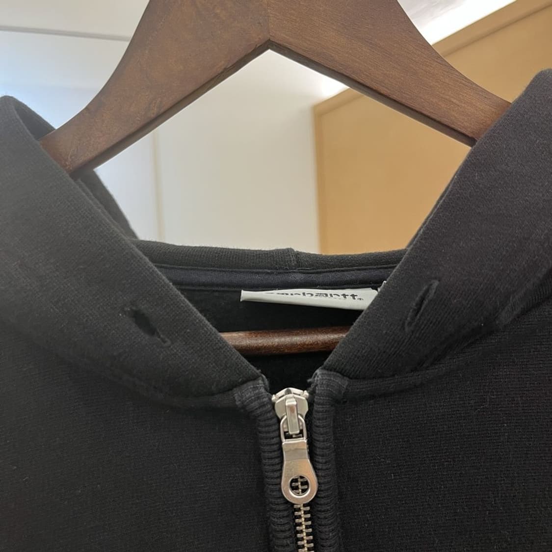 칼하트 캐주얼 빈티지 스펠로고 반집업 후드티 L C10110 상품이미지7