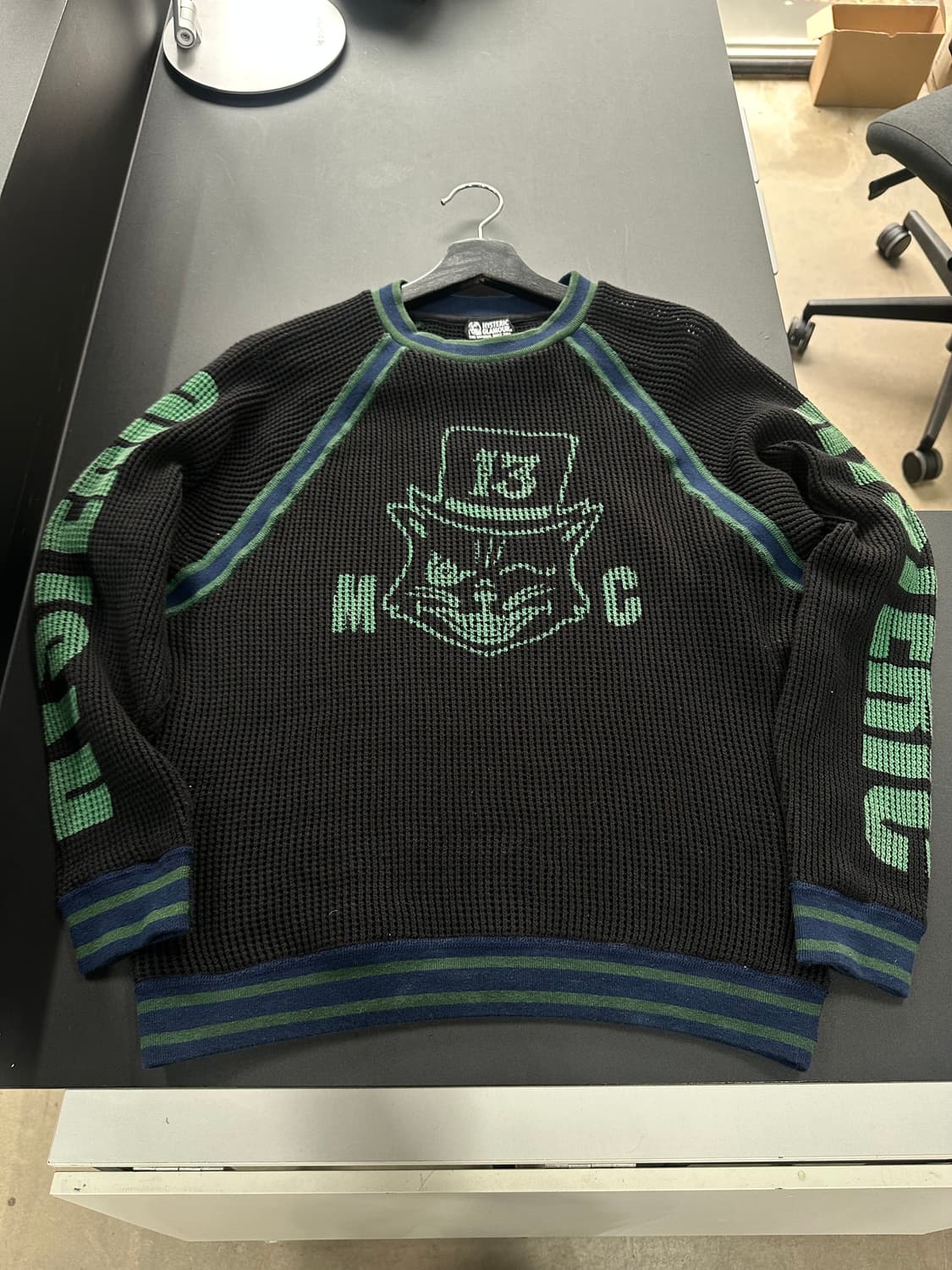 히스테릭글래머 캣 스펠아웃 크루넥 매쉬맨투맨 상품이미지5