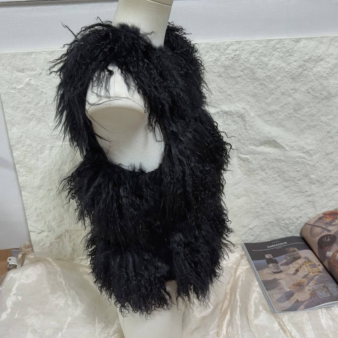 빈티지 고딕 양털 토스카나+토끼털 조끼 베스트 상품이미지2