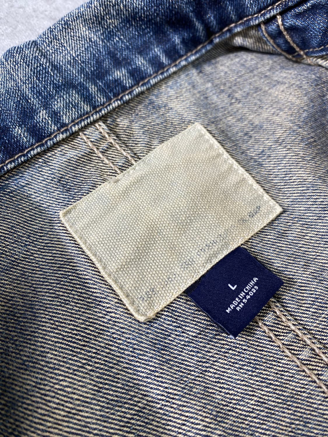 [L] 00s GAP 올드갭 데님 커버올 워크자켓 상품이미지6