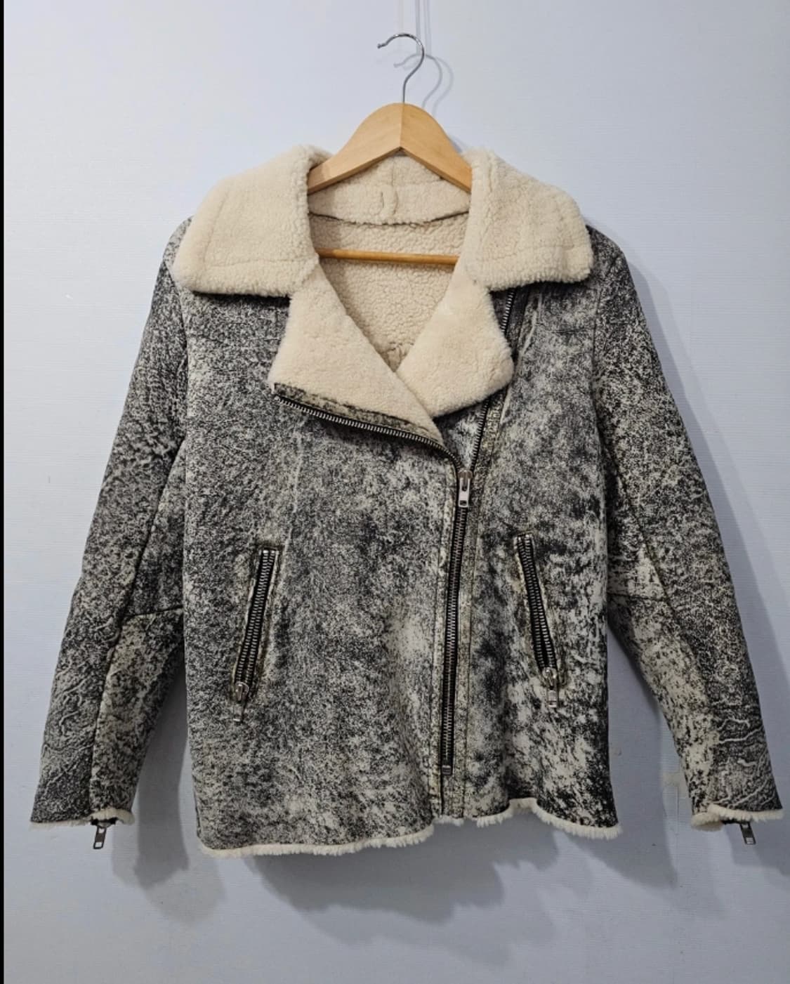 Sandro 산드로 파리 양털 무스탕 자켓 ~55 상품이미지1