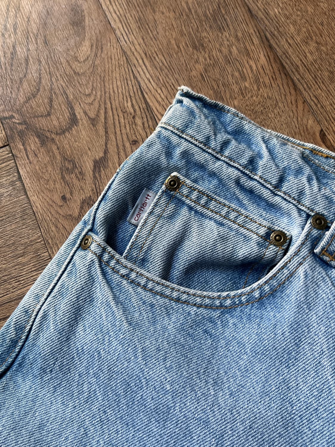 [30]칼하트 USA 라이트블루 워크 데님 팬츠 상품이미지4