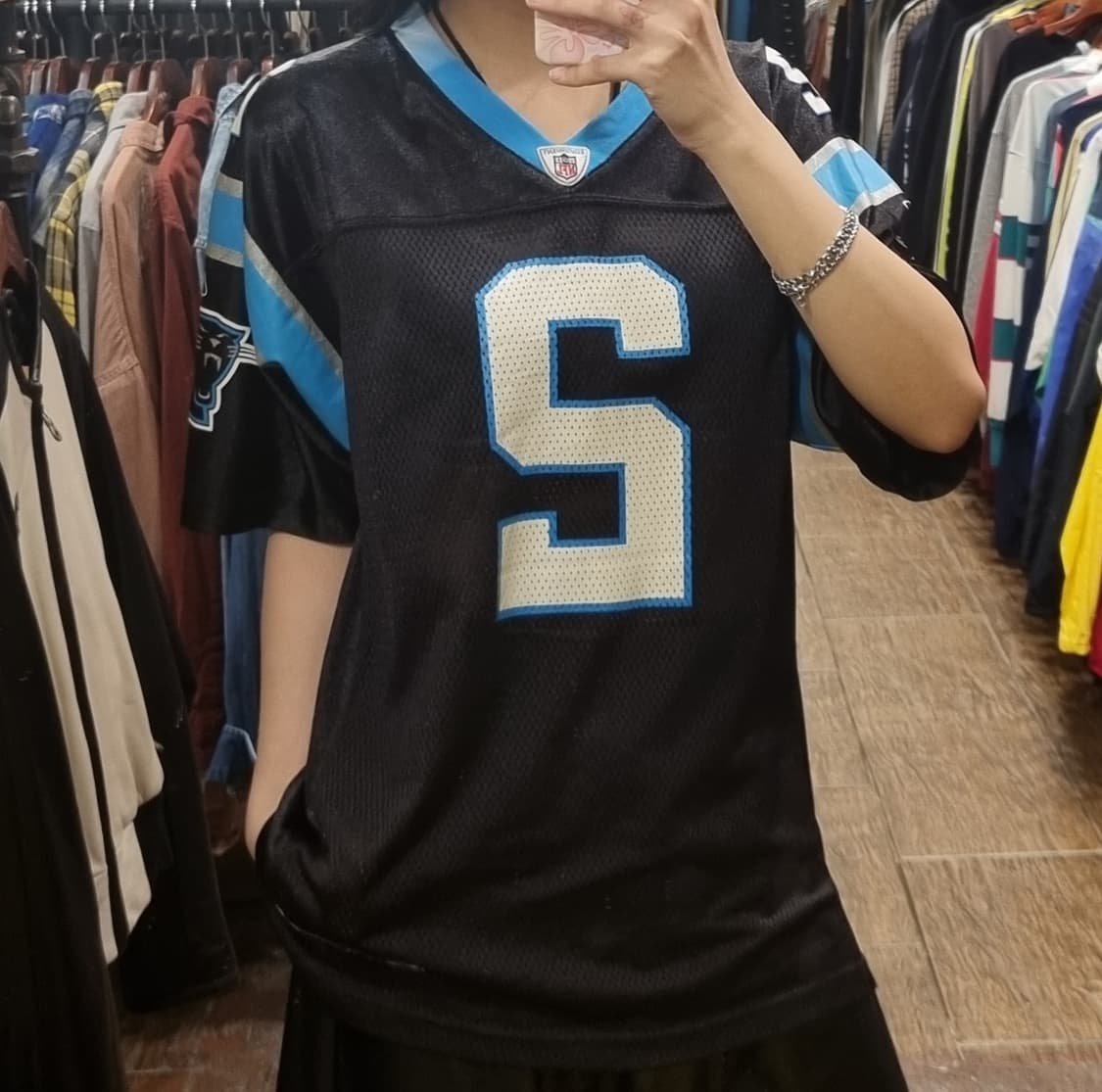 [Hi] NFL 풋볼져지 반팔티 블랙 상품이미지2