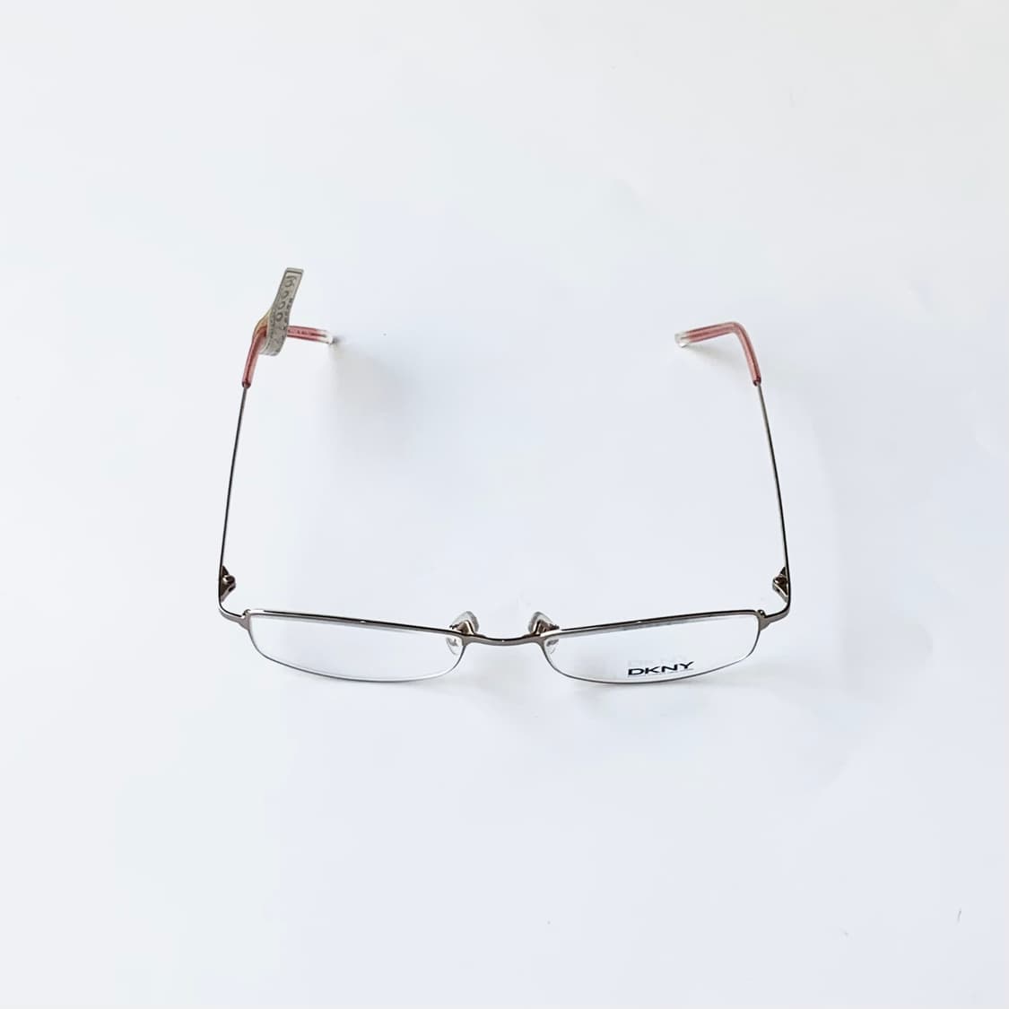 867 DKNY 디케이엔와이 데드스탁 빈티지 슬림 사각 메탈 실버 핑크  상품이미지3
