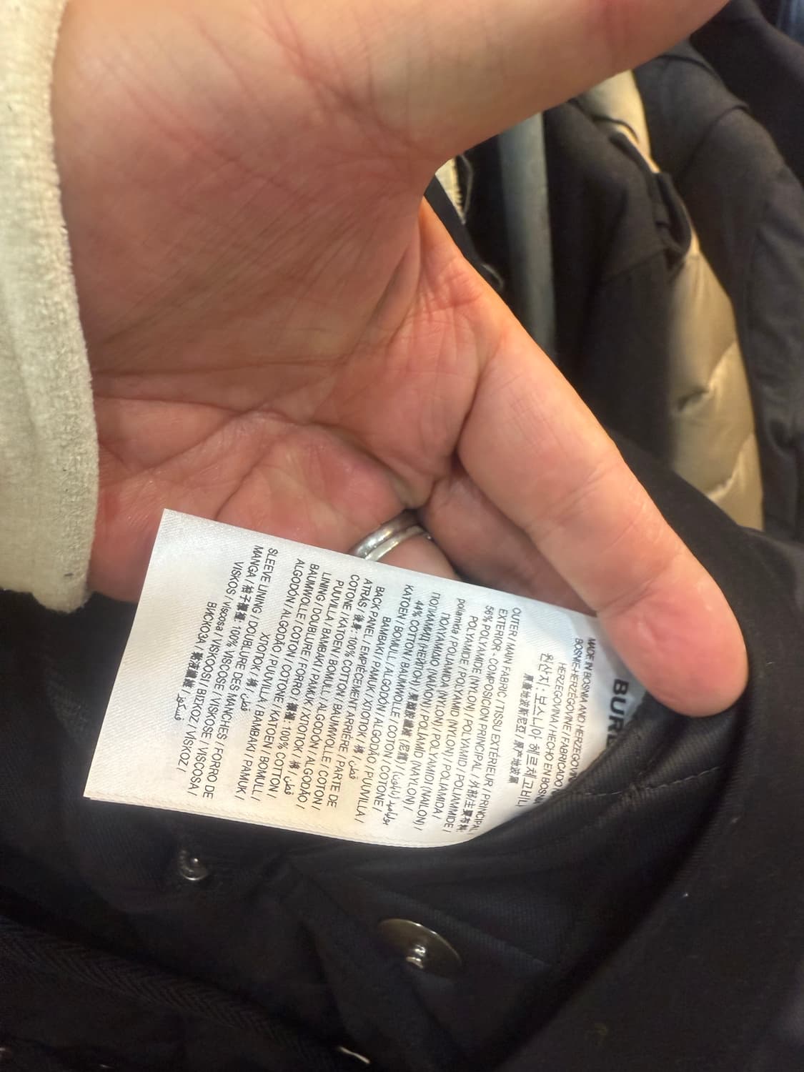 38/55-66 정품 버버리 퀄팅자켓 팝니다 상품이미지5