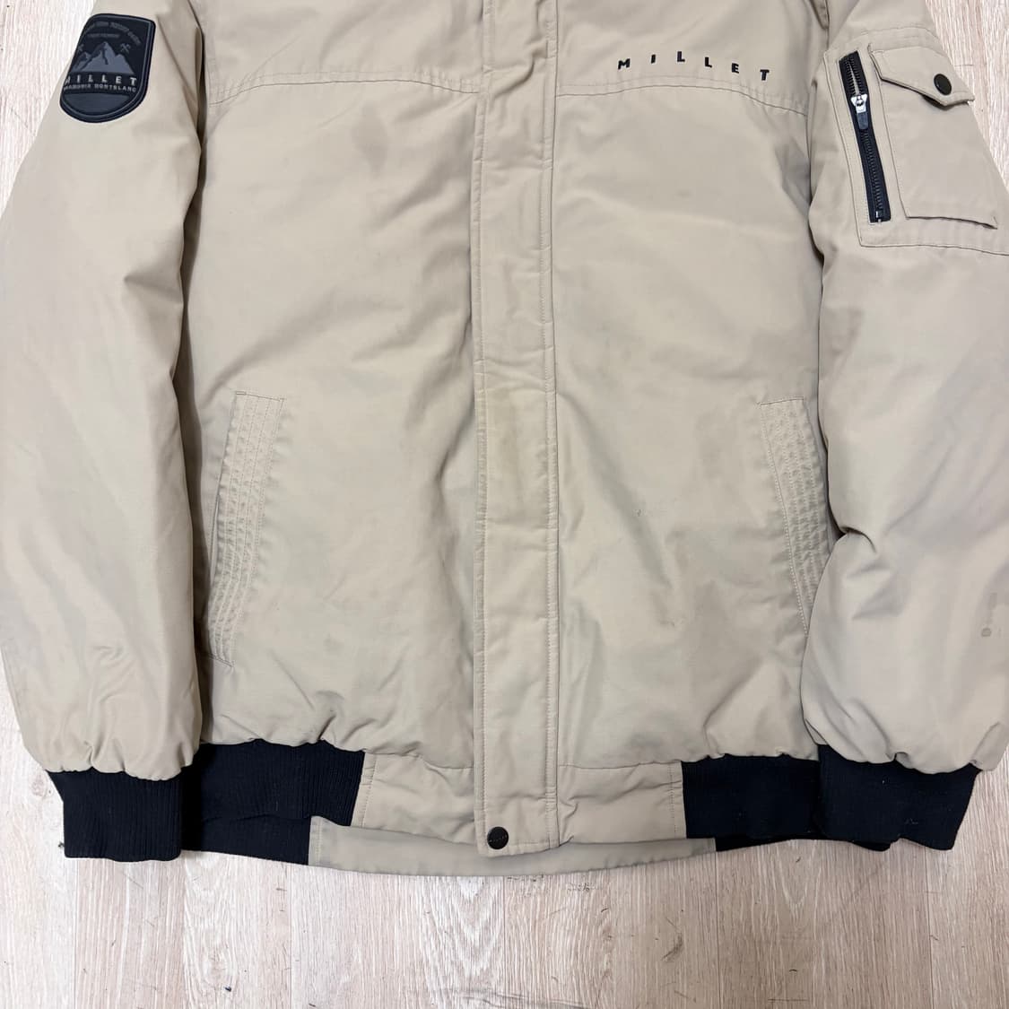 밀레 남성 덕다운 후드 패딩 XXL/110  상품이미지3