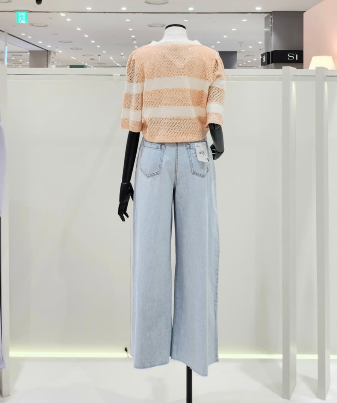 23ss 잇미샤 글리터 반팔 니트 55사이즈 상품이미지4