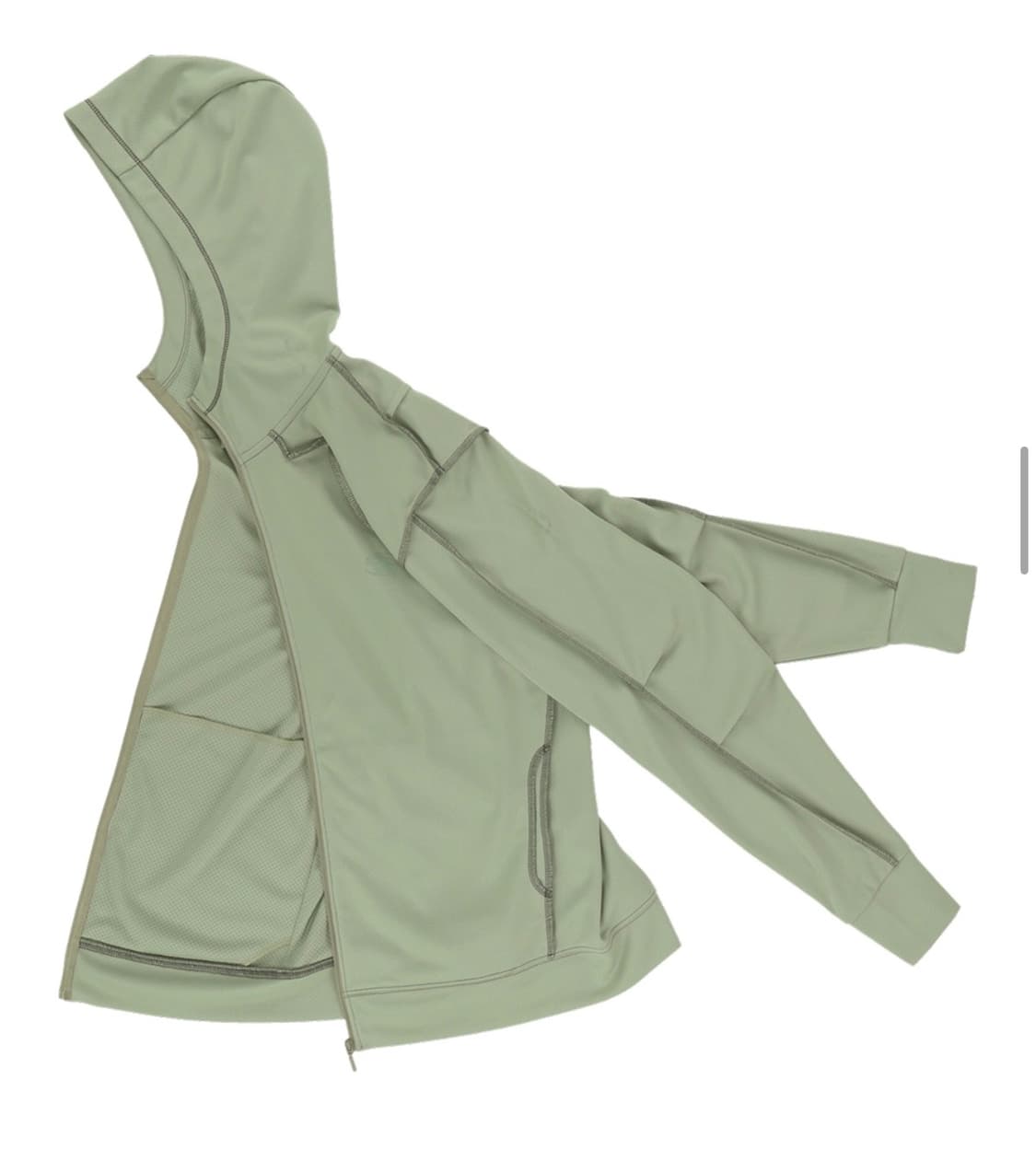 산산기어 오버록 메쉬 집업 라이트 그린 (2size) 상품이미지5