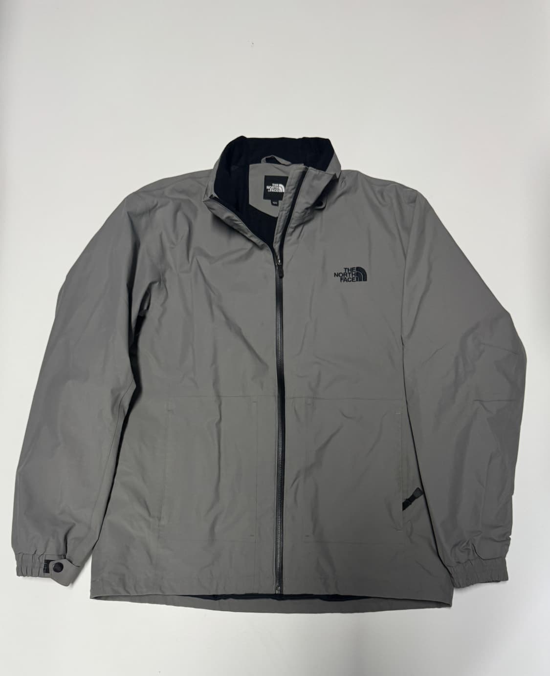 정품!! 노스페이스 나일론 바람막이 자켓 빈티지 그레이 XL 상품이미지1