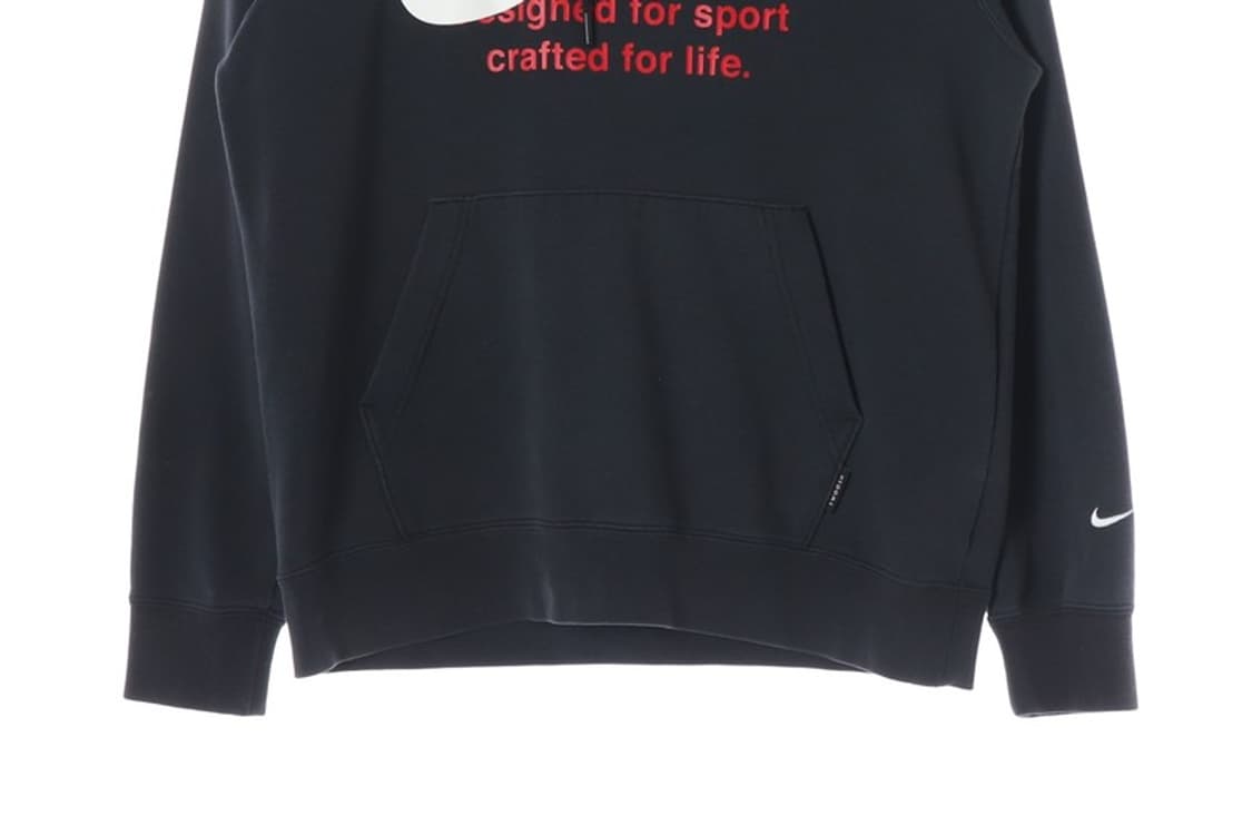 나이키 레터링 스우시 블랙 후드티 L 상품이미지4
