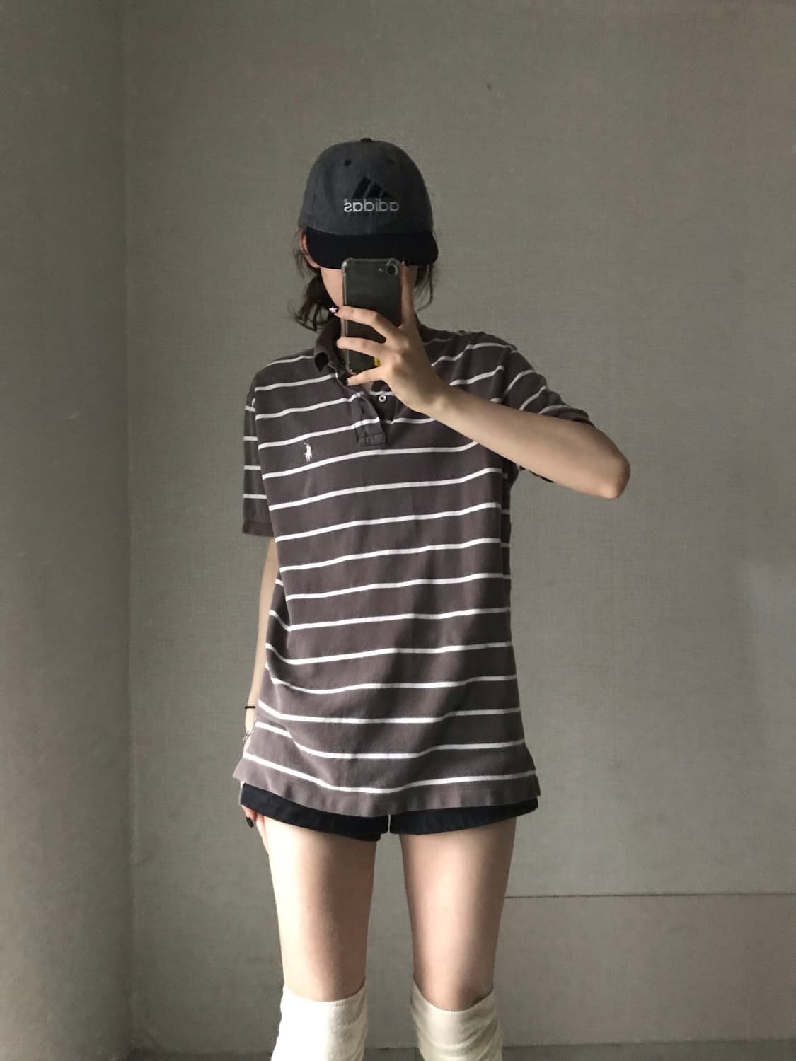 폴로 브라운 스트라이프pk 상품이미지4