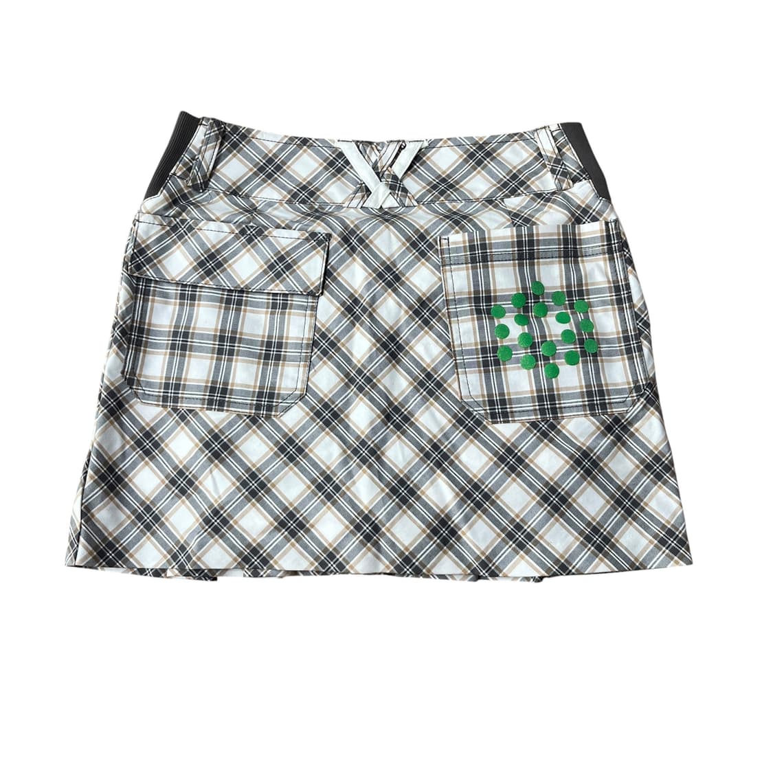 푸마 체크 플리츠 골프 스커트 테니스스커트M 상품이미지2