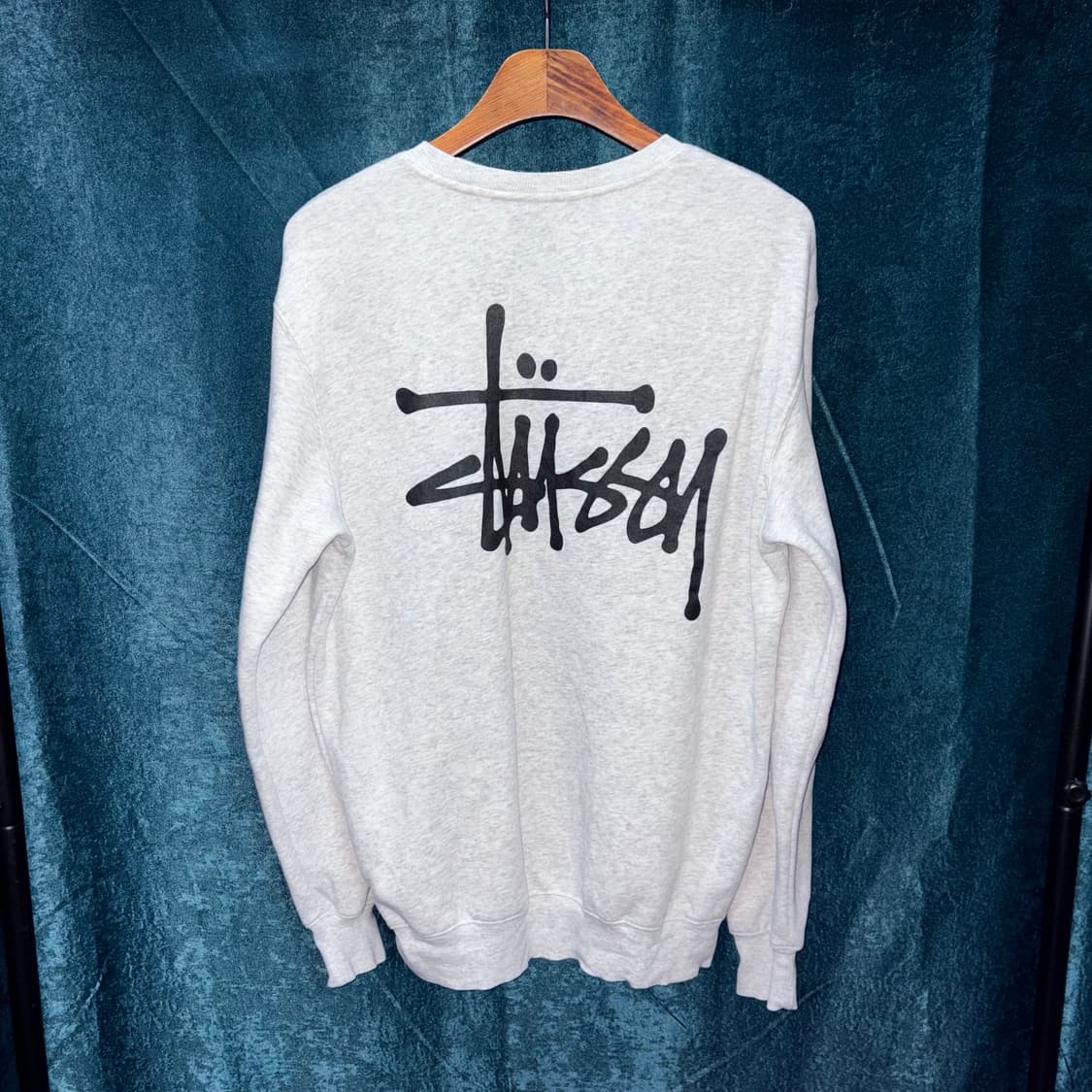 (M) 스투시 백로고 기모 맨투맨 상품이미지3