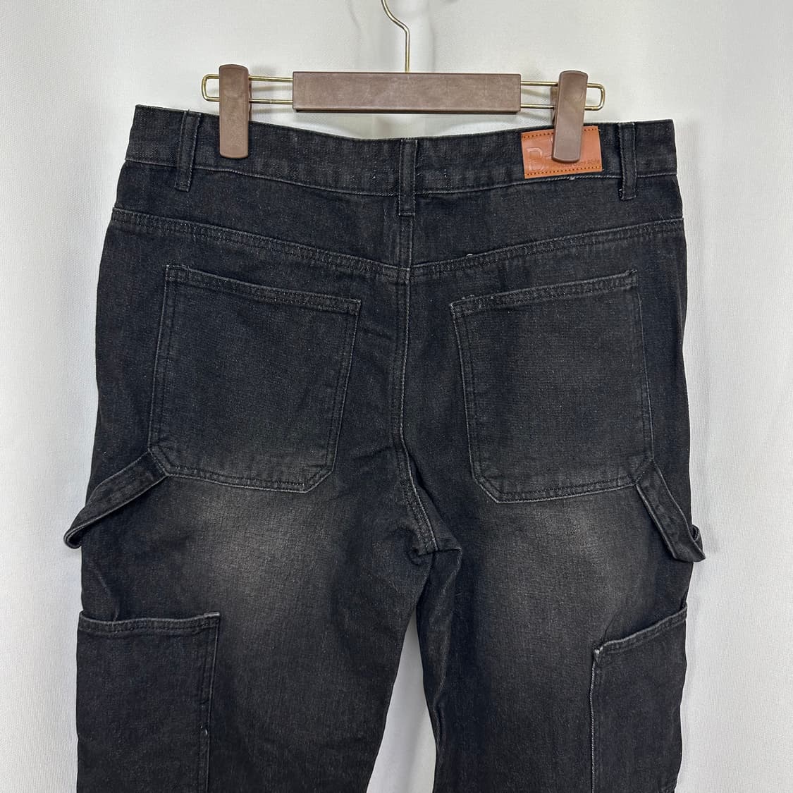   INDIO 남자 면100% 흑청 데님바지 팬츠 32 (L) 상품이미지6