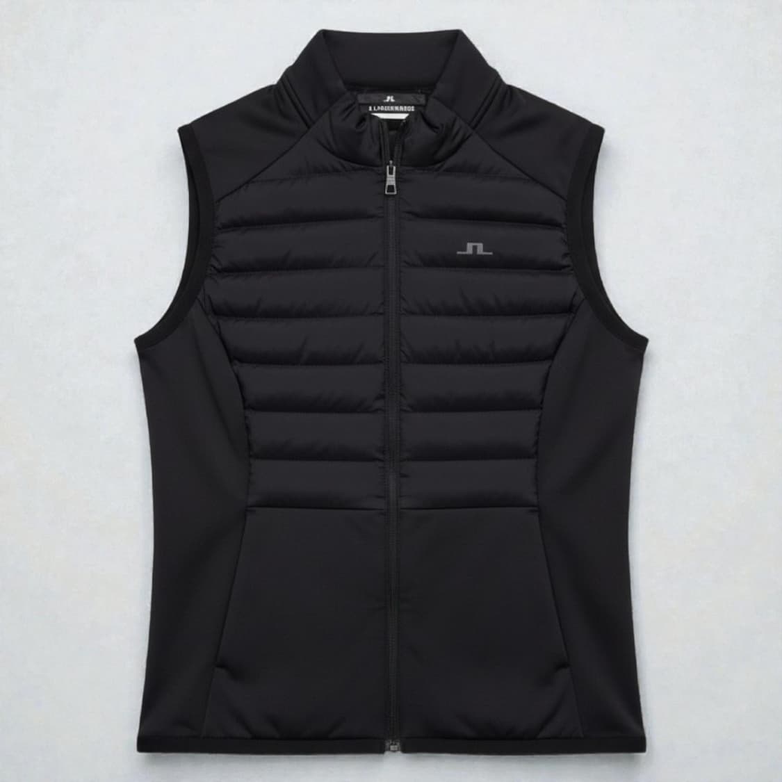 여성44)제이린드버그 구스경량 패딩조끼 베스트 블랙 상품이미지1