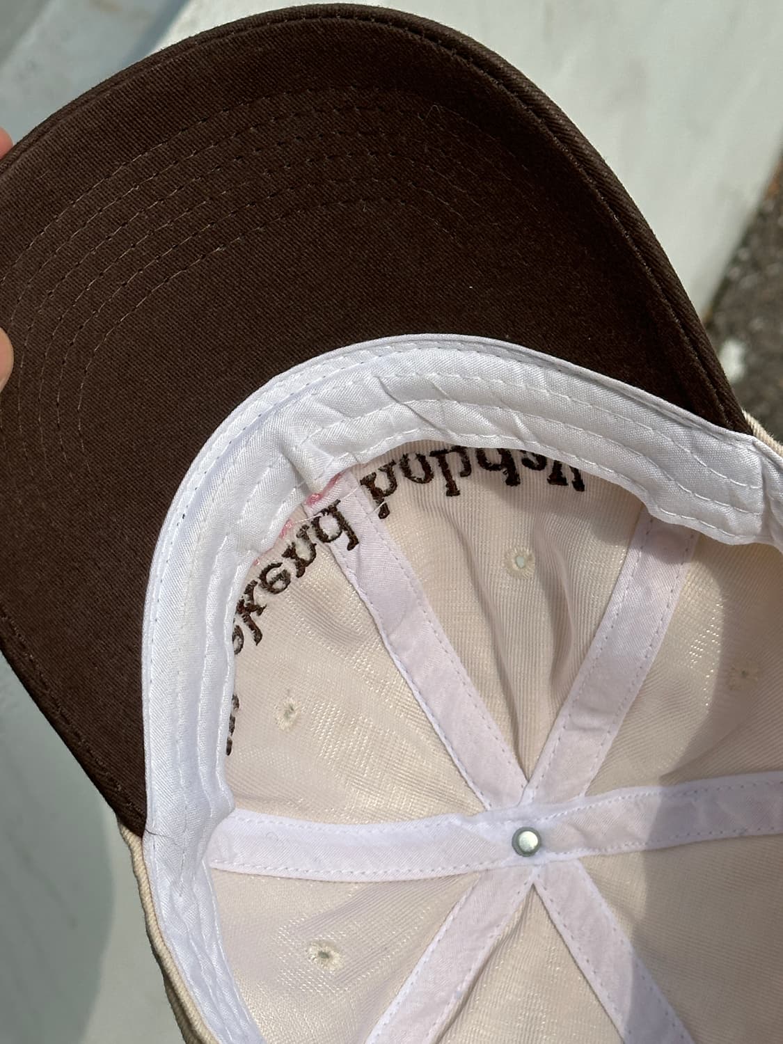 [M] 위켄드 홀리데이 투톤 남여공용볼캡 모자 상품이미지5