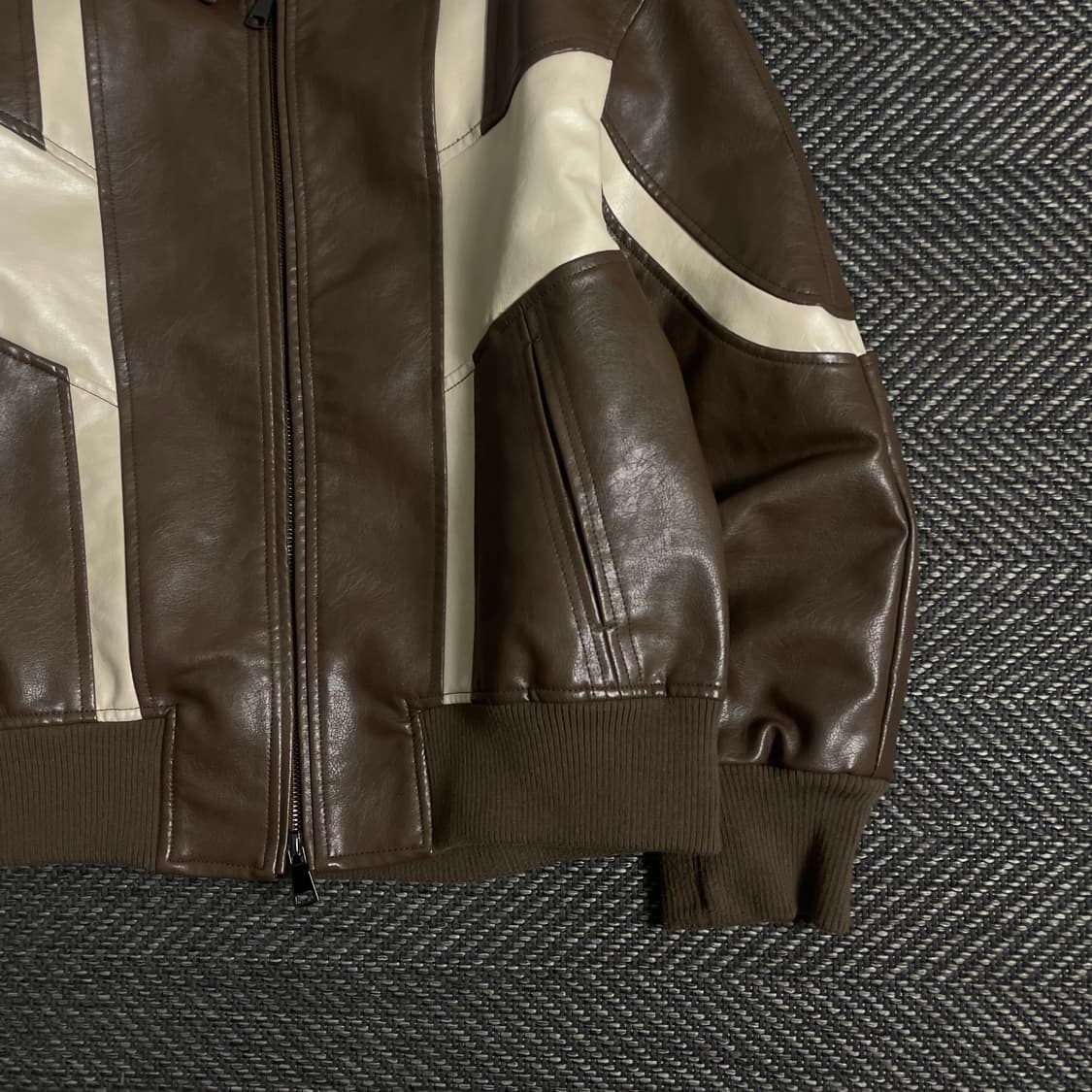 Saint Martin 비건 레더 바이커 자켓y 3609 상품이미지3