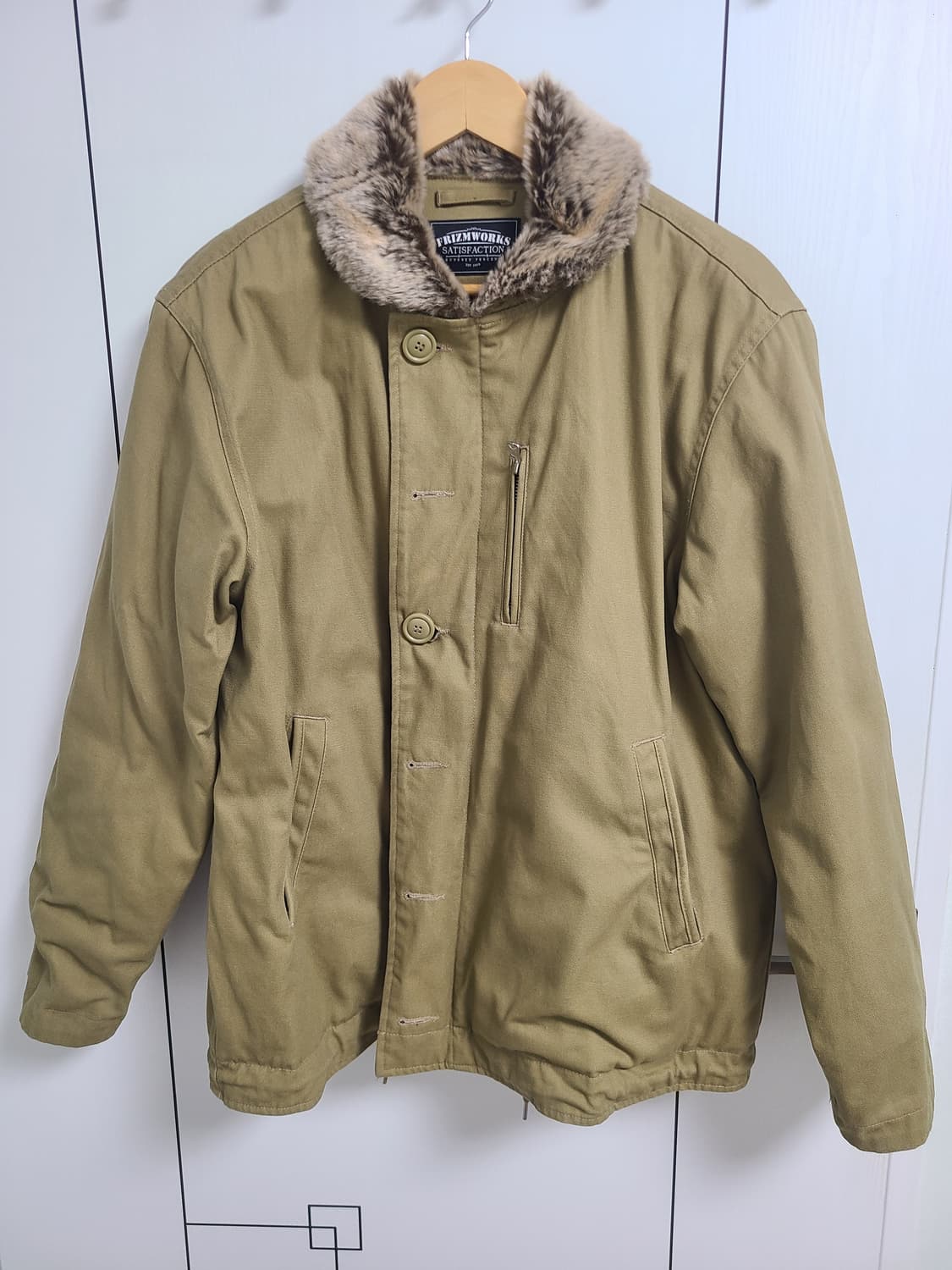 프리즘웍스 N-1 덱자켓 베이지 M사이즈 상품이미지4