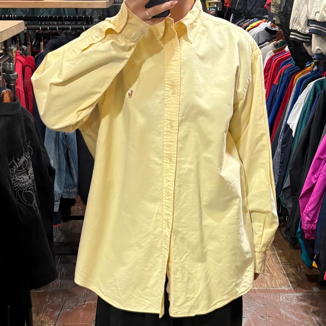 [HI] Polo 폴로 긴팔 셔츠 얠로우 상품이미지2