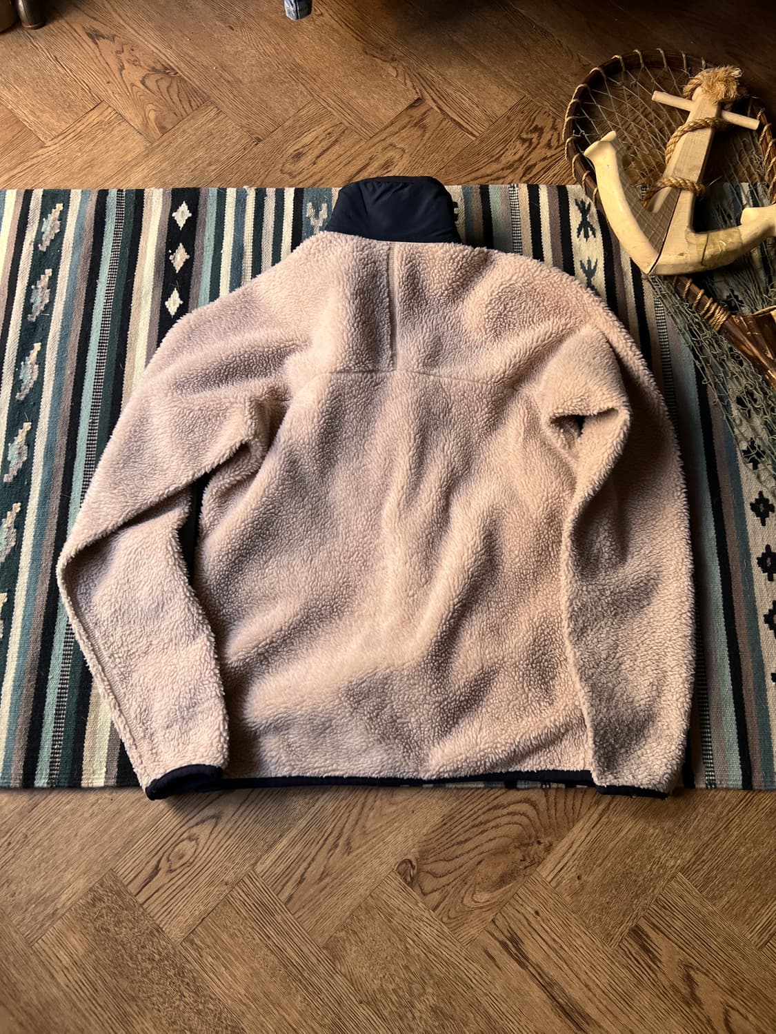 [S]파타고니아 Made in USA 화이트 플리스 자켓 상품이미지9