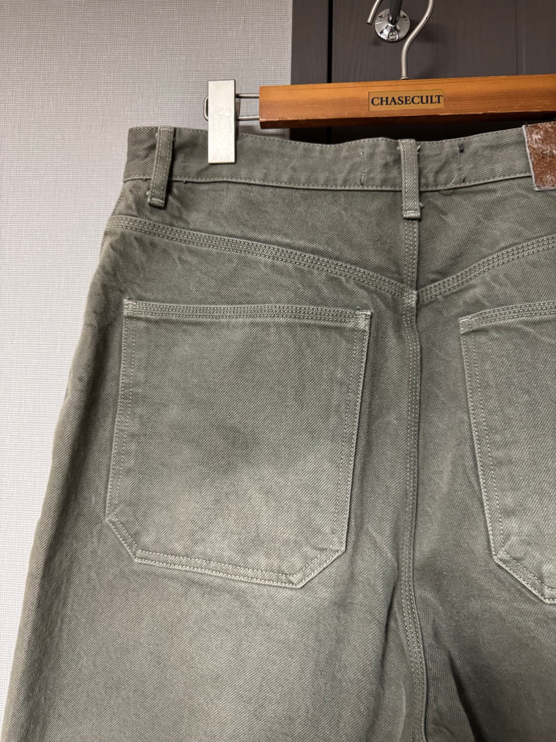 STU 엠보 와이드 데님 팬츠 상품이미지5