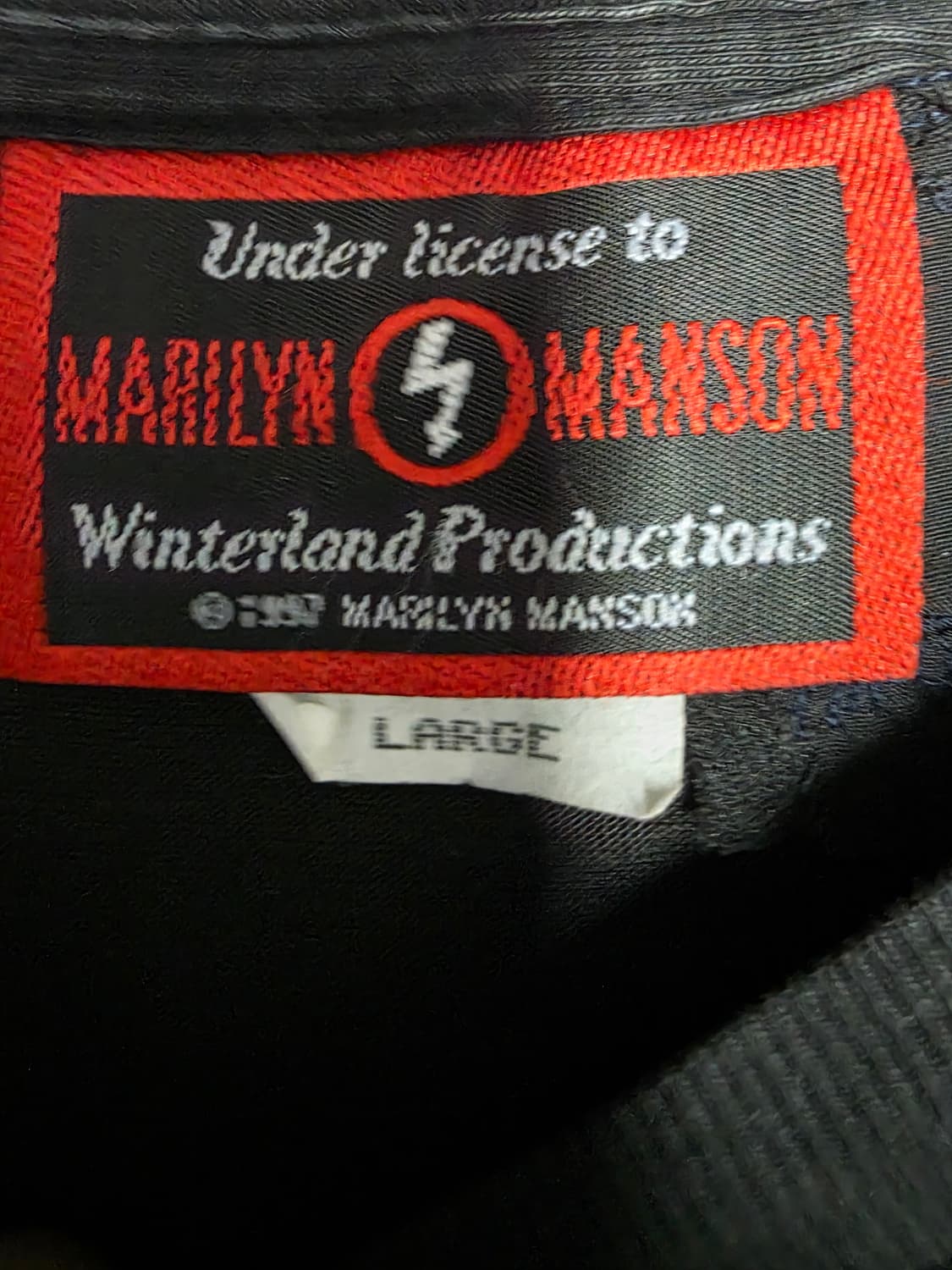 빈티지 마릴린 맨슨 L 상품이미지3