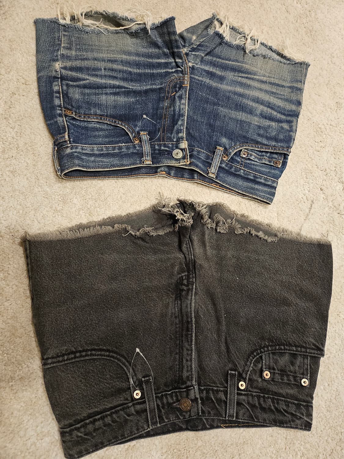 일본판(26-27)리바이스 여성 빈티지 데님 핫팬츠 상품이미지2