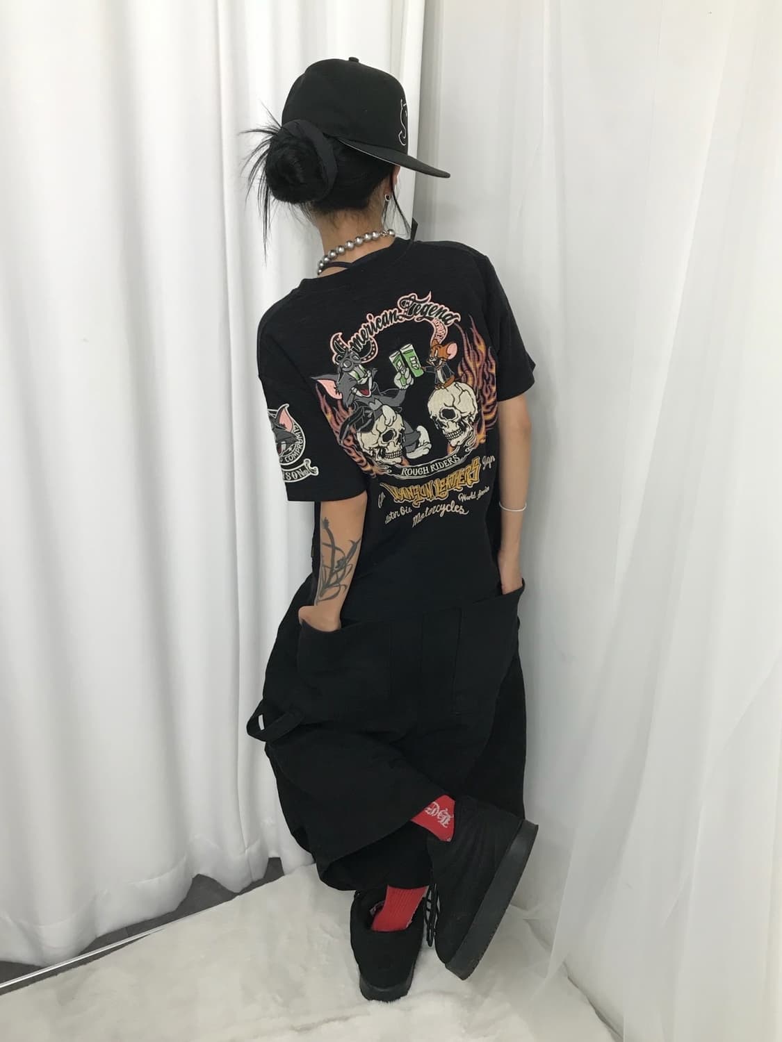☠️ 밴슨 X 톰&제리 콜라보 자수 반팔 티셔츠 (⭐️레어⭐️) ☠️ 상품이미지3