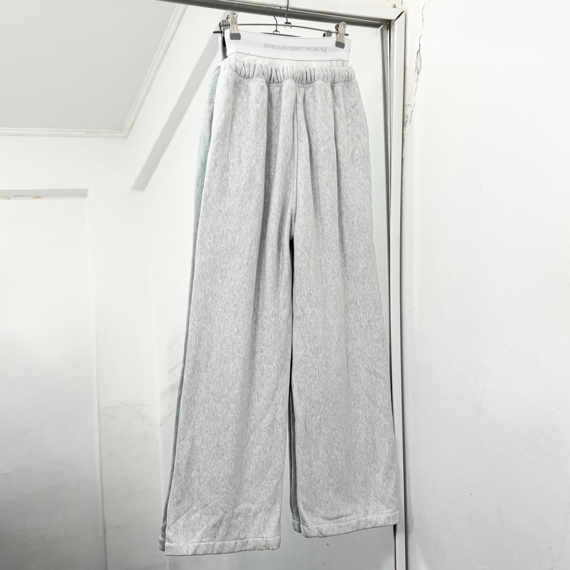 알렉산더왕 로고 웨이스트밴드 레이어드 트랙 팬츠 상품이미지5