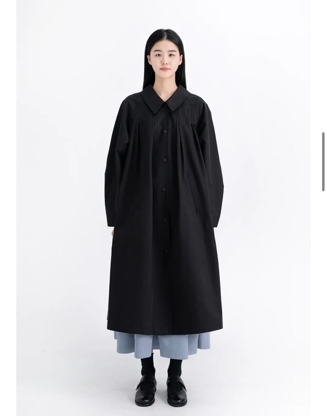 유노이아 플리츠 애니 트렌치코트 상품이미지1