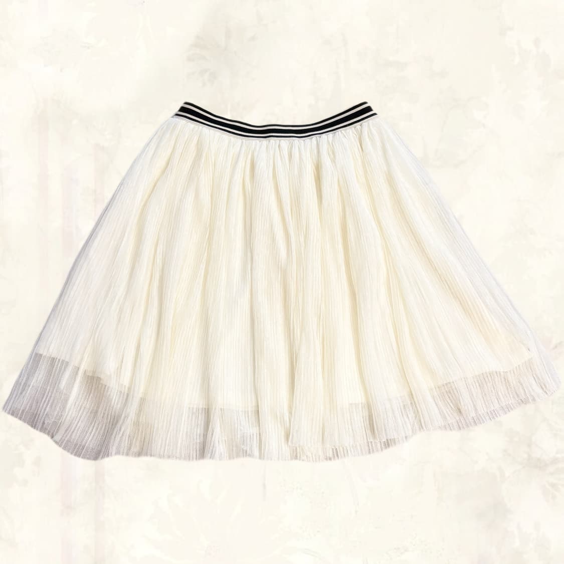 (이체시에눌) 일본 히메갸루 핀터깔 대장 샤 포인트 캉캉 풀밴딩 스커트 상품이미지1