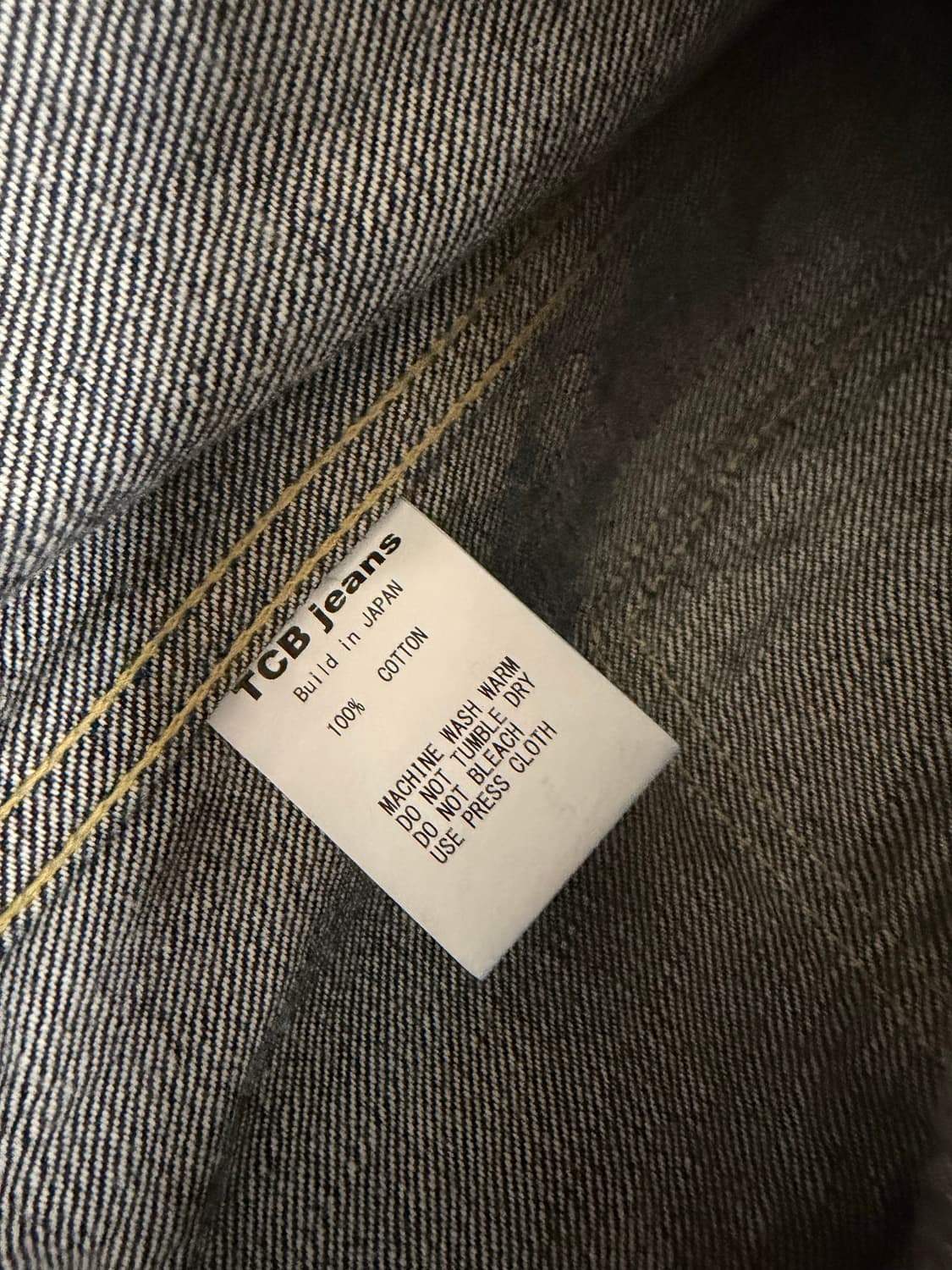 Tcb jeans late 40s 원워시 데님자켓 40사이즈 새제품 상품이미지3