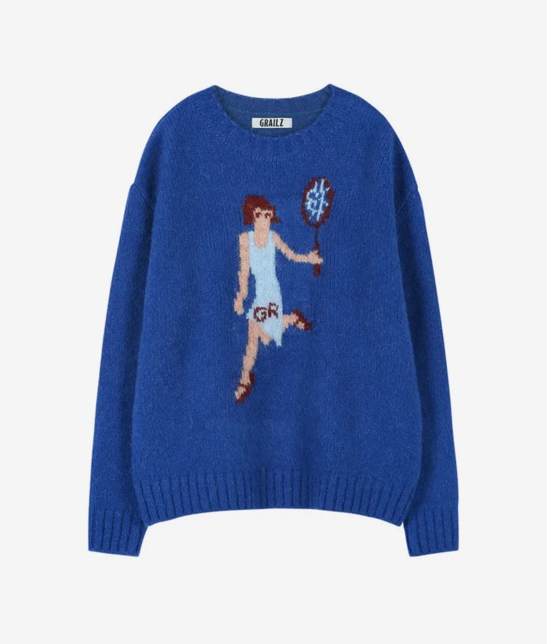 그레일즈 니트 블루 새상품 L (2) knit 상품이미지1