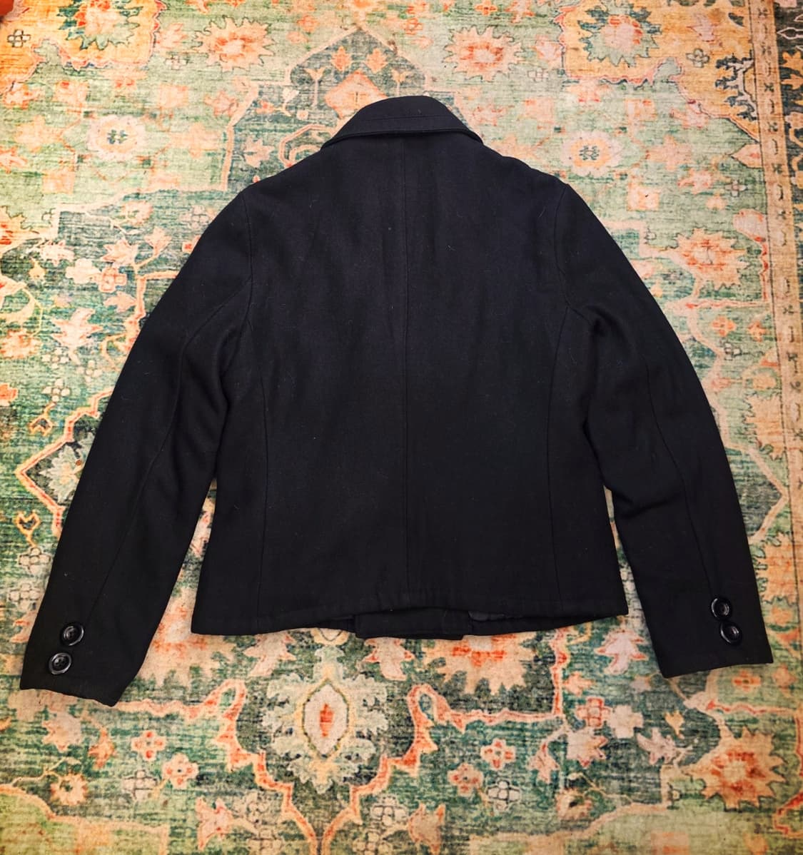 N.HOOLYWOOD (엔.헐리우드)일본90.s해군 울 매키노 피코트 상품이미지5